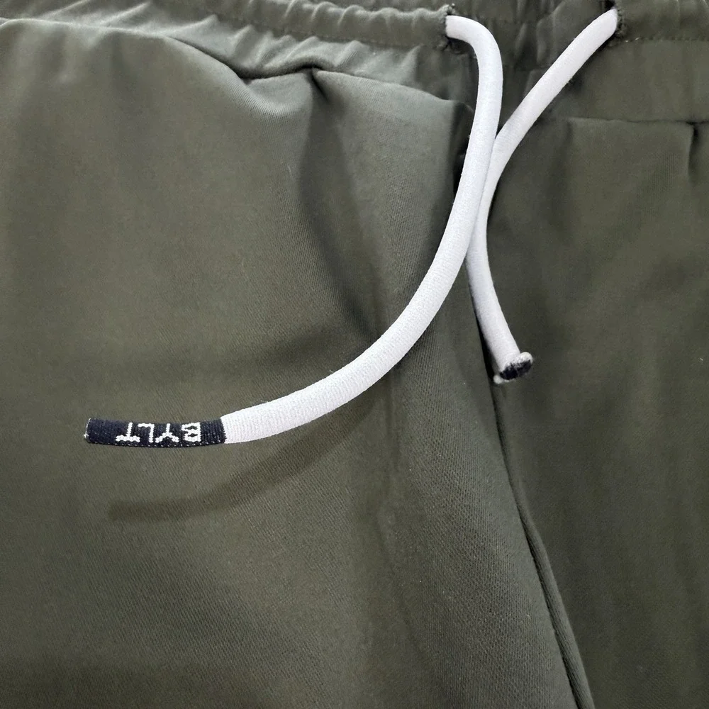 BYLT Premium Basics Ace Jogger 2.0 Active Pants Mens 34x29 Olive Green Tapered